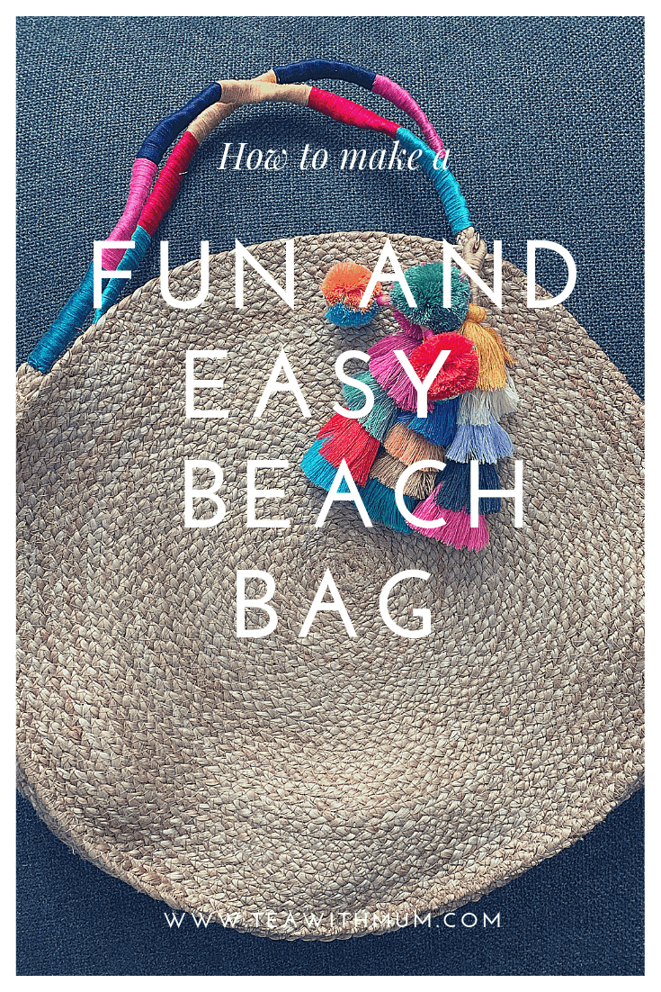 Fun and easy beach bag title