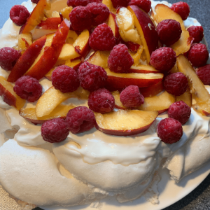 Fresh pavlova: AKA what to do with leftover egg whites