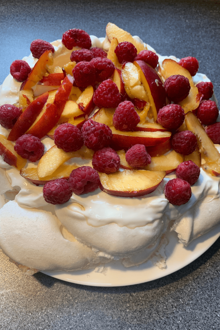 Fresh pavlova: AKA what to do with leftover egg whites