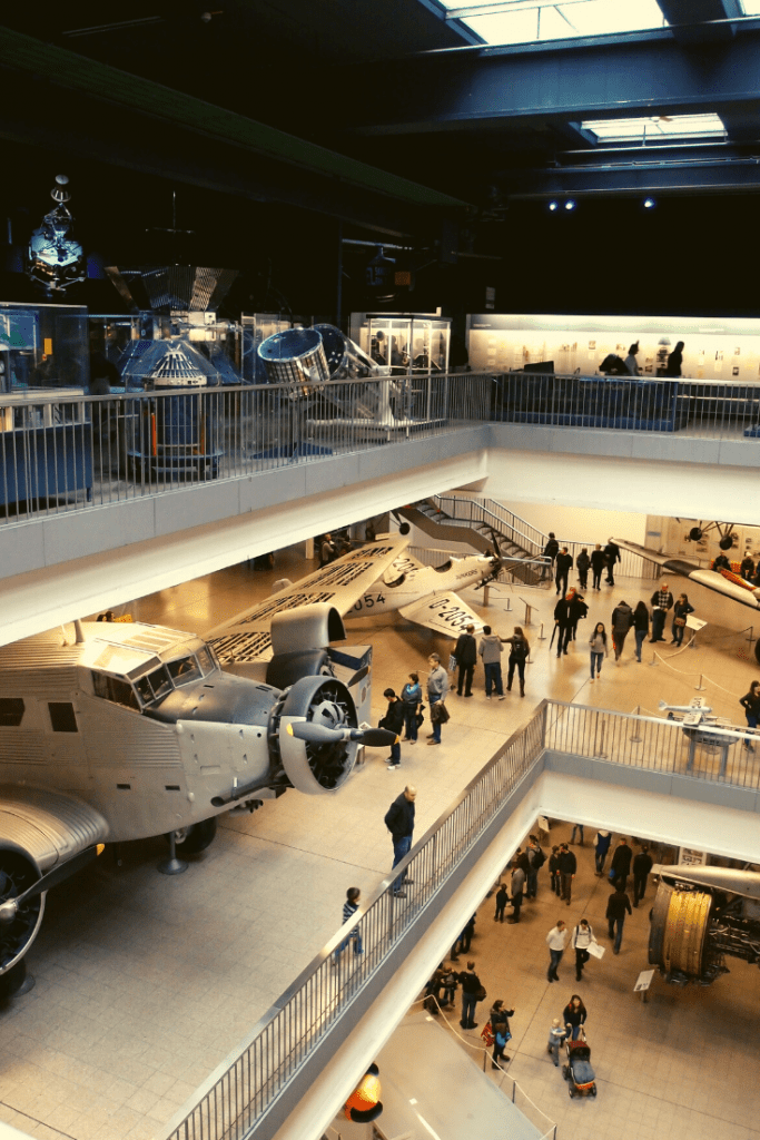 Aviation and space at the Deutsches Museum in Munich. The Museum covers so many topics, there is bound to be something for everyone. What to do and see with kids in and around Munich
