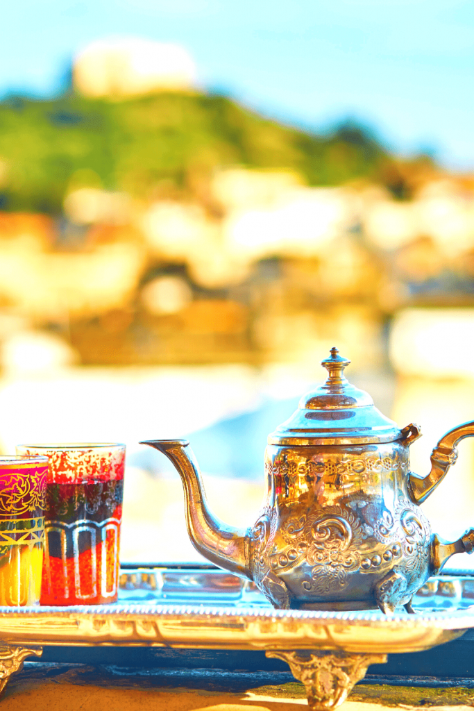 Sipping tea in Morocco and watching the world go by