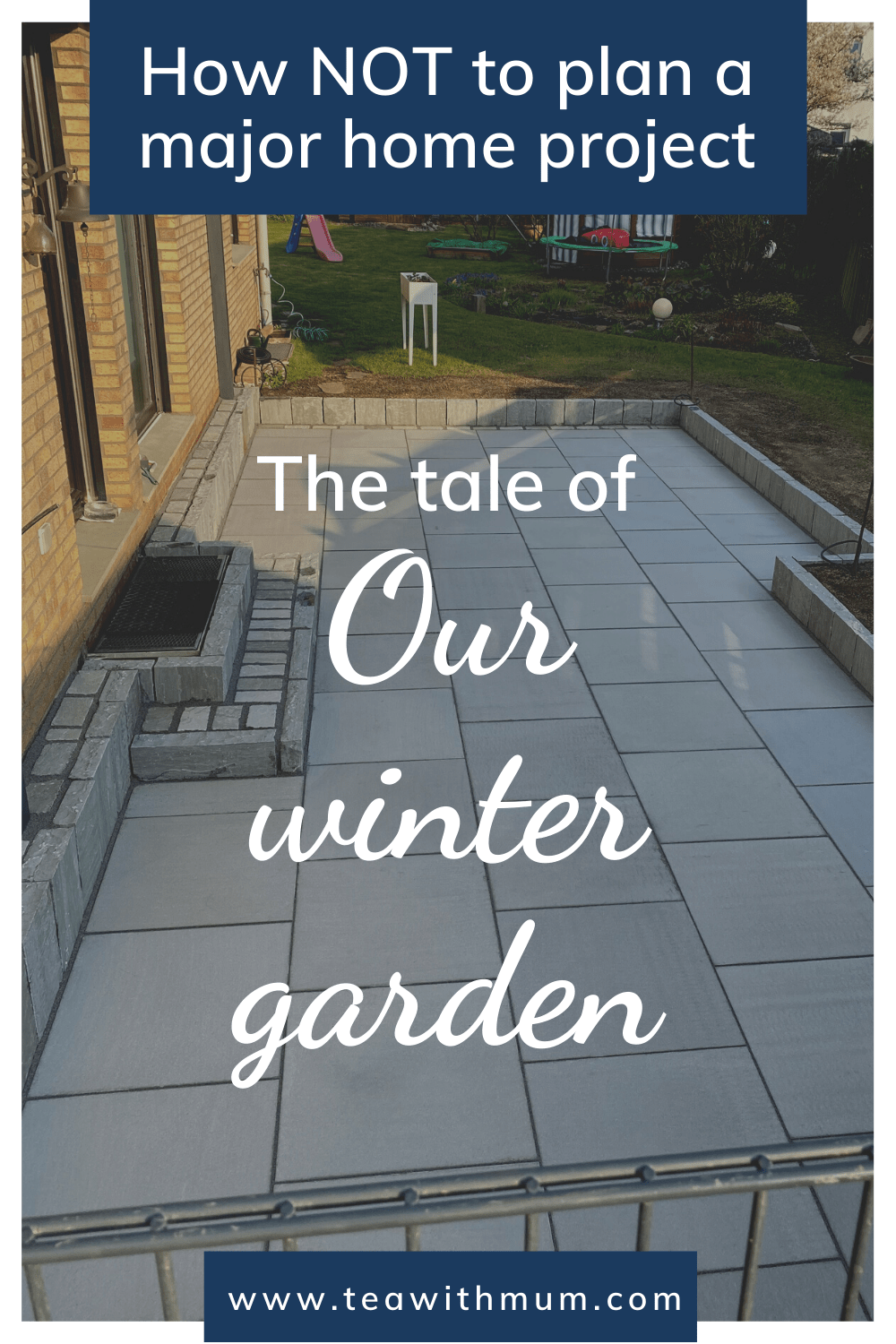 Our winter garden: A tale of hastiness, outrage, lament and the coronavirus, AKA how not to plan a major house project. Image of finished patio