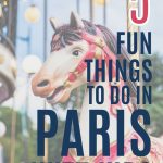 5 fun things to do in Paris with kids, for all ages and budgets, pin with image of a merry-go-round